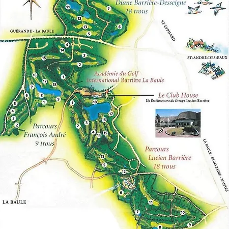 96 Golf De La Baule Avec Piscine Et Villa *